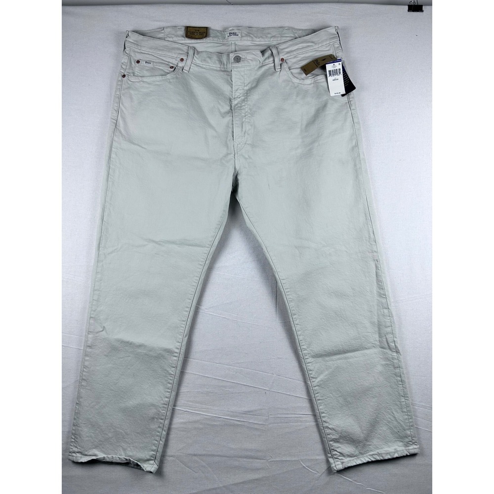 Polo Ralph Lauren Varick Slim Straight Pants Stone Gray 46x30 NWT 711866993001
